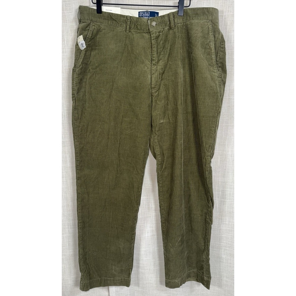 NWT Polo Ralph Lauren Men's 38x30 Plain Front Classic Fit Corduroy Prospect Pant